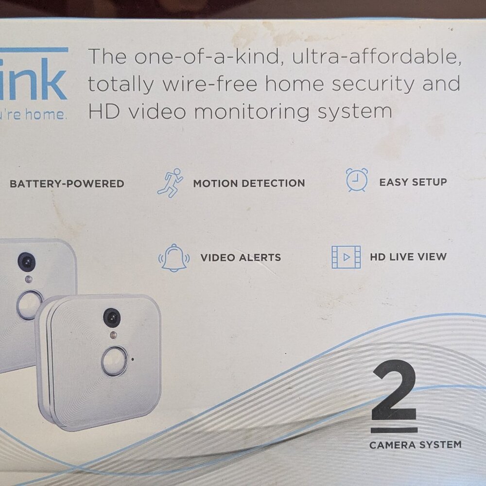Blink 2-camera home security system - Never Used